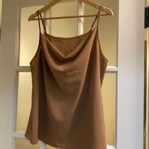 Cowl neck tank